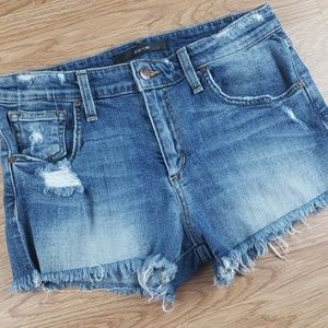 Joe's Distressed Denim Shorts Sz 28